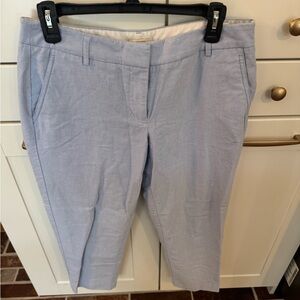 J. Crew Light Blue cropped Pants